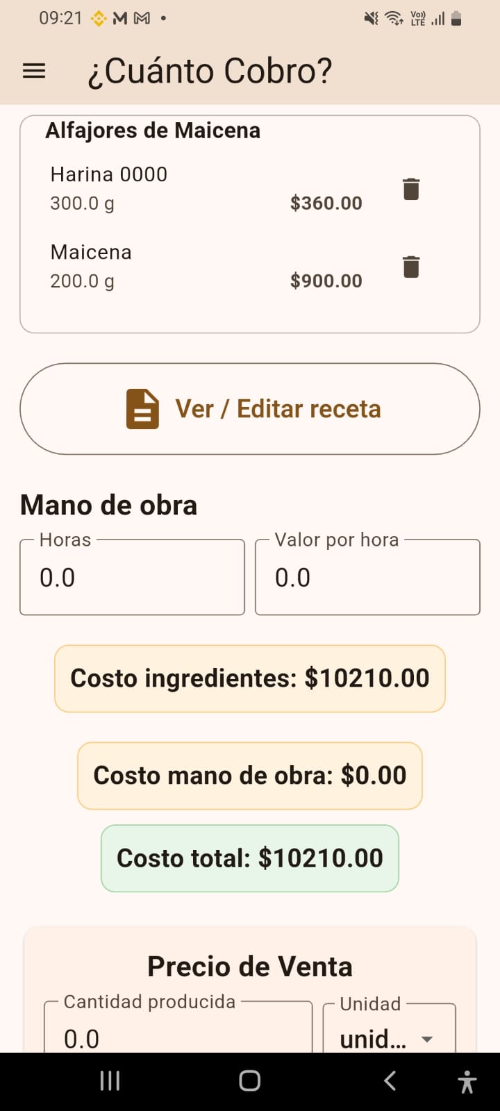 cuánto cobro